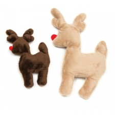 Holiday Ruff n Tuff Reindeer Dog Toy by West Paw Design